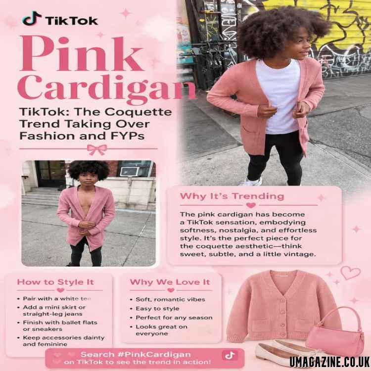 Pink Cardigan TikTok